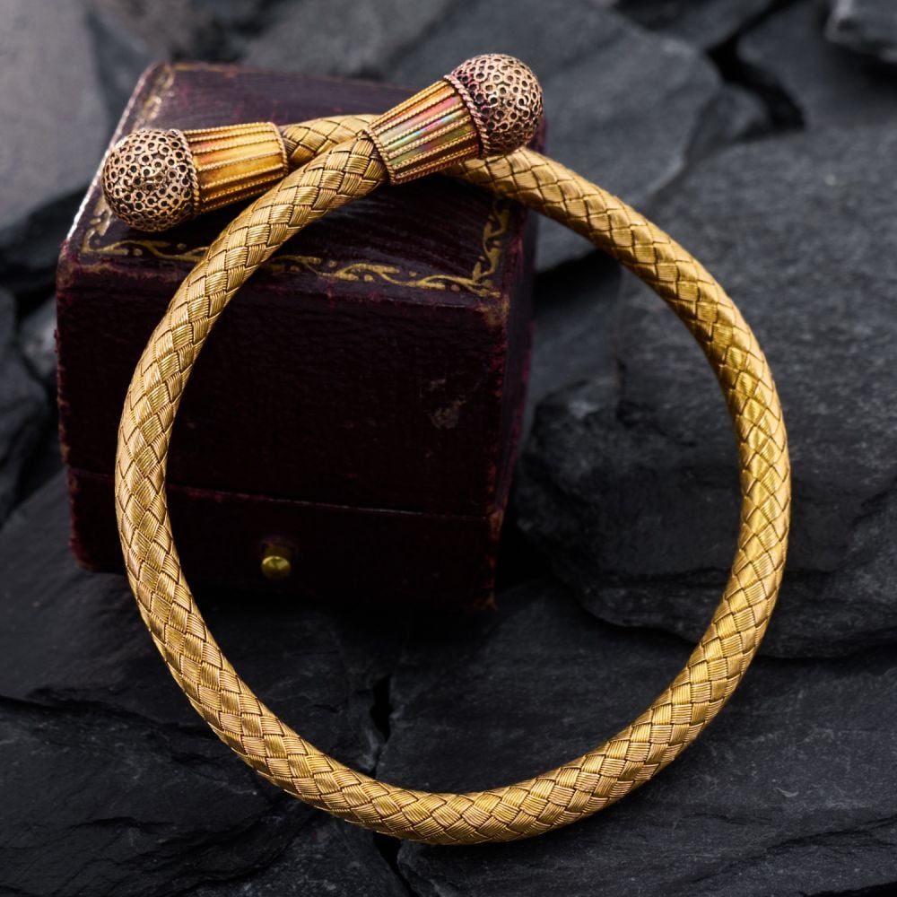 Twisting Bypass Bracelet 14K Yellow Gold