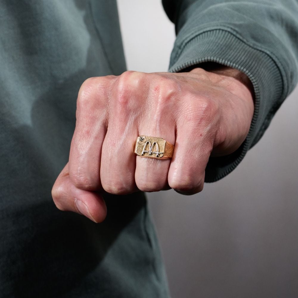 Vintage McDonald's Ring 14K Gold 10 Years of Service